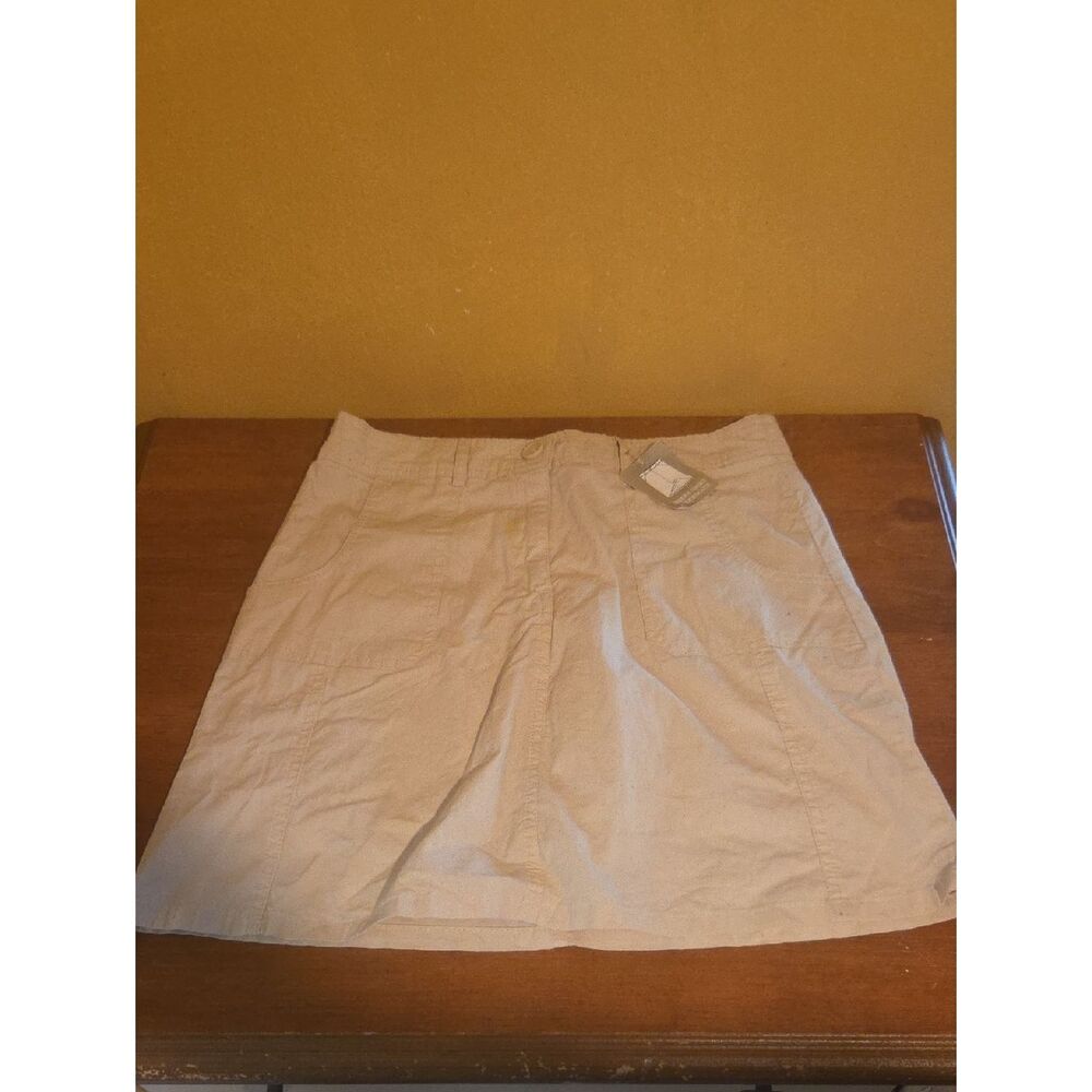 White Stag Beige A-Line Skirt - Neutral Everyday Style